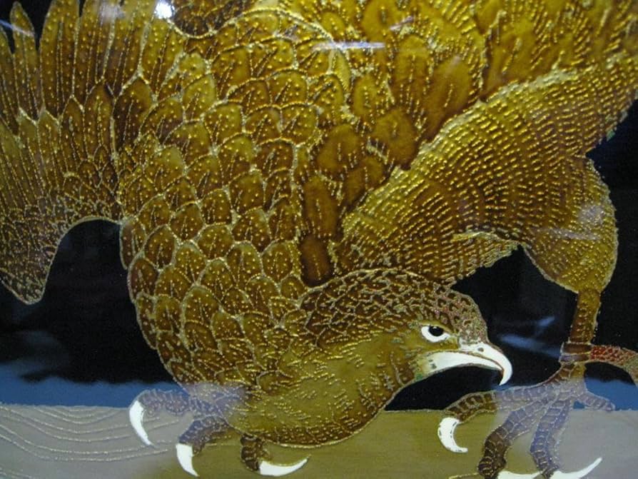 輪島塗　　【漆塗鷹文飾大皿】　径約60㎝ 輪島塗 【漆塗鷹文飾大皿】 径約60㎝ Amazon.co.jp: 輪島塗 漆塗